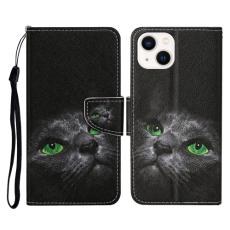  iPhone 14 Fodral Med Tryck Svart Katt