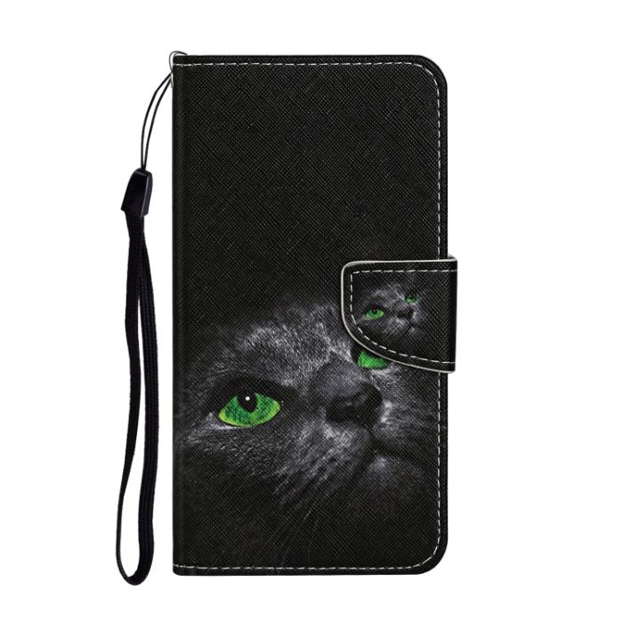 Bild 2,  iPhone 14 Fodral Med Tryck Svart Katt