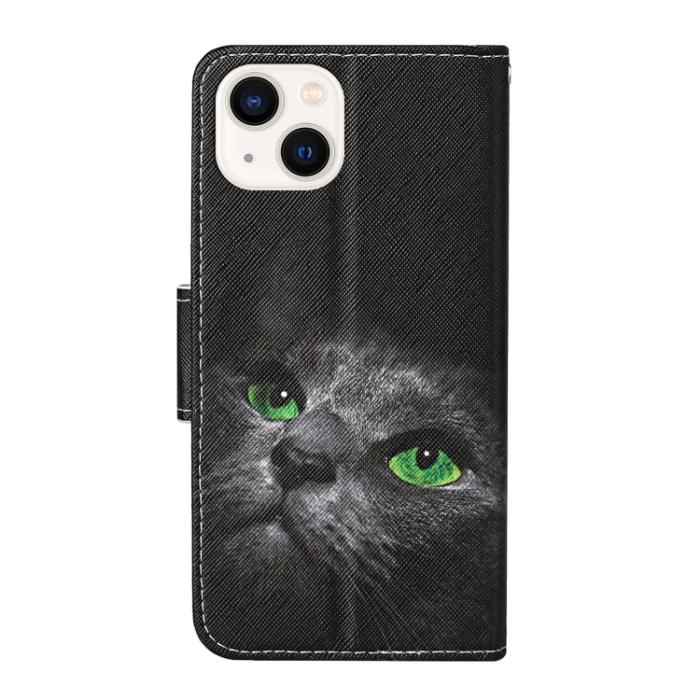 Bild 3,  iPhone 14 Fodral Med Tryck Svart Katt