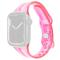  Apple Watch 42/44/45/46/49 mm CrystalFlex TPU Armband Rosa