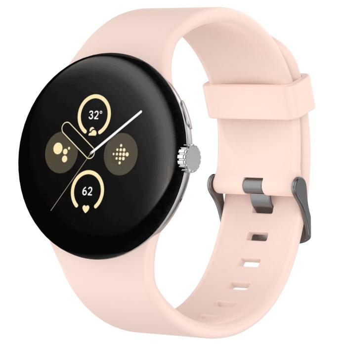 Bild 4,  Google Pixel Watch 4 / 3 45 mm Armband Silikon Rosa