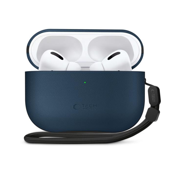 Bild 3, Tech-Protect Tech-Protect AirPods Pro 3 Skal NaturalFit Navy Blue