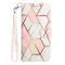  Xiaomi 12T / 12T Pro Fodral Marmor Ljus Rosa/Vit