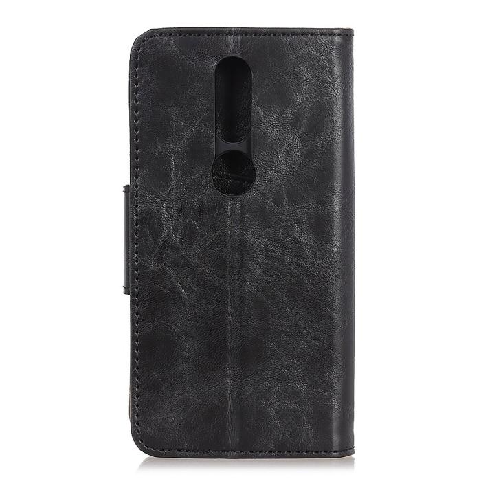 Bild 3,  Nokia 2.4 - Split Läder Plånboksfodral - Svart