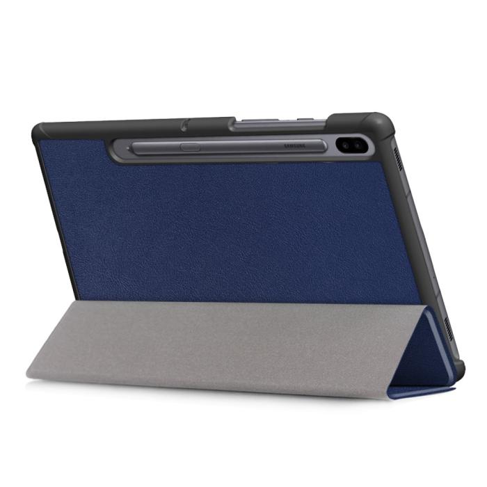 Bild 5,  Samsung Galaxy Tab S6 - Tri-Fold Fodral - Mörk Blå