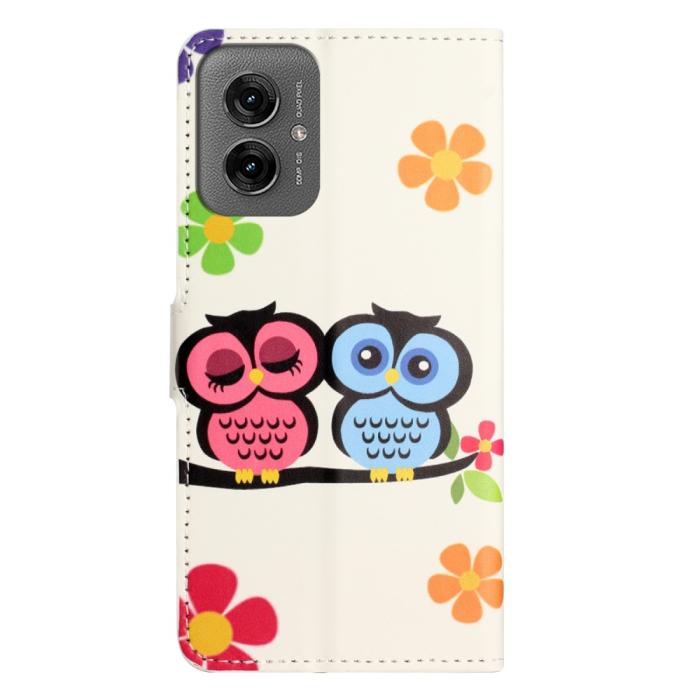 Bild 5,  Motorola Moto G55 5G Fodral Med Tryck Ugglor