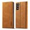 LC.IMEEKE LC.IMEEKE Samsung Galaxy S22 Plus Fodral Flip Läder Brun