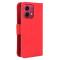  Motorola Moto G84 5G Fodral Med Avtagbart Kortfodral Röd
