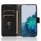  Samsung Galaxy S22 Fodral Skin Touch Läder Svart