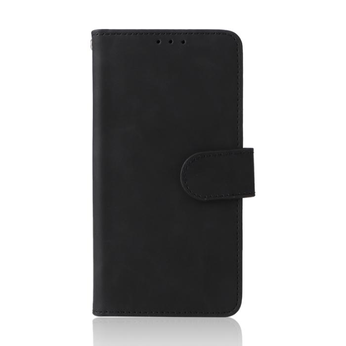 Bild 2,  Samsung Galaxy S22 Fodral Skin Touch Läder Svart