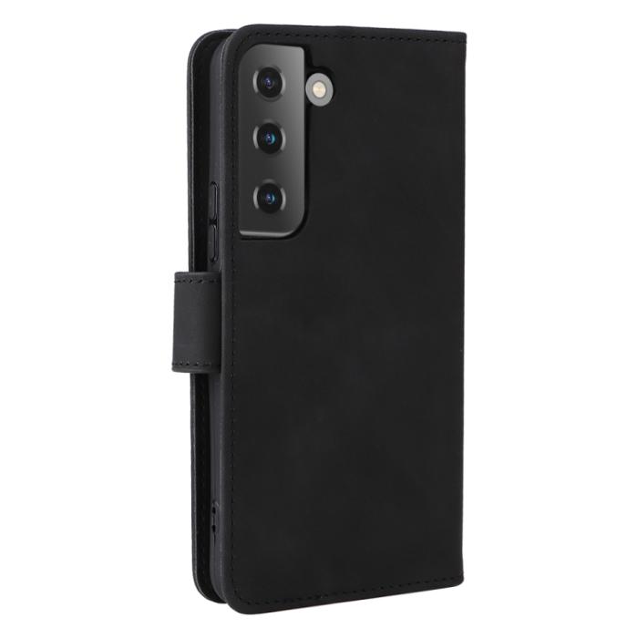 Bild 3,  Samsung Galaxy S22 Fodral Skin Touch Läder Svart