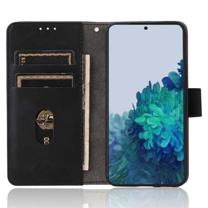 Bild 4,  Samsung Galaxy S22 Fodral Skin Touch Läder Svart