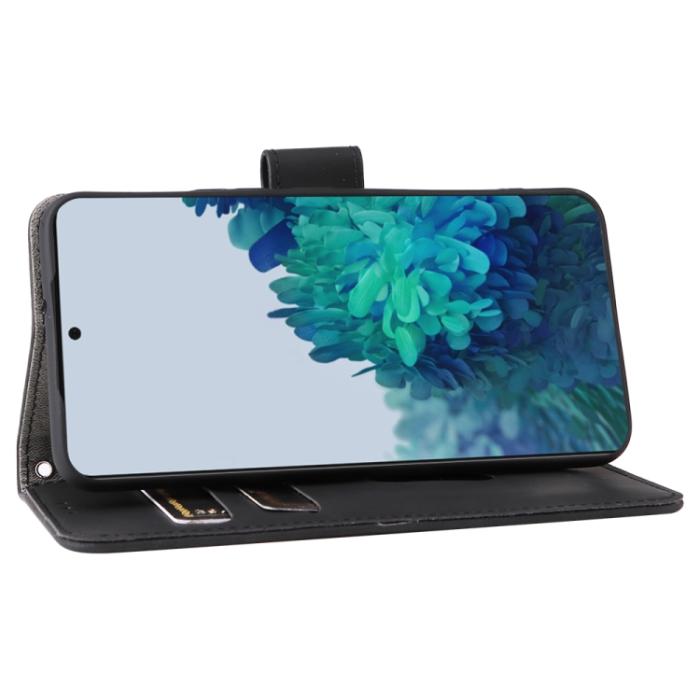 Bild 5,  Samsung Galaxy S22 Fodral Skin Touch Läder Svart