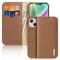 DUX DUCIS DUX DUCIS iPhone 15 Fodral Hivo RFID Läder Brun
