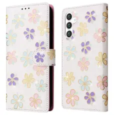  Samsung Galaxy S25 Fodral RFID F&auml;rgglada Blommor