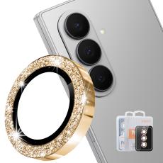 ENKAY ENKAY Samsung Galaxy Z Fold 8 Ultra Linsskydd Glitter Guld