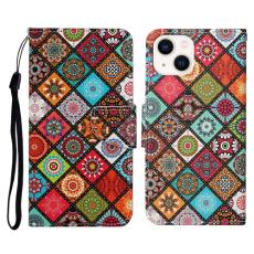  iPhone 14 Fodral Med Tryck Diamond Totem