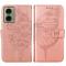  Motorola Moto G04 4G/G24 4G Butterfly Fodral Roséguld