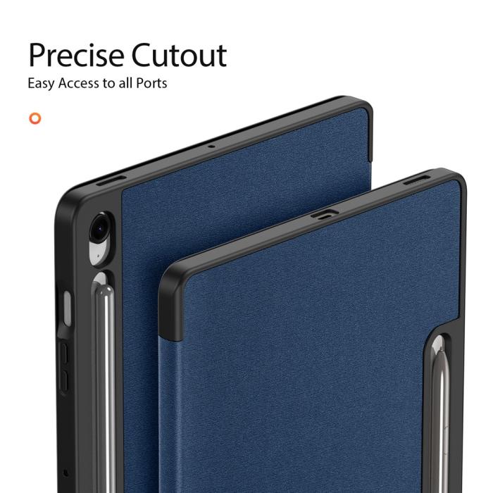 Bild 5, DUX DUCIS DUX DUCIS Galaxy Tab S10 FE Plus Fodral DOMO Tri-Fold Blå