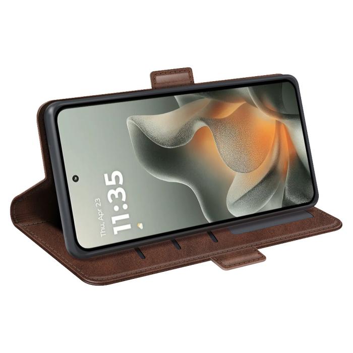 Bild 3,  Motorola Edge 70 Fodral Läder Brun