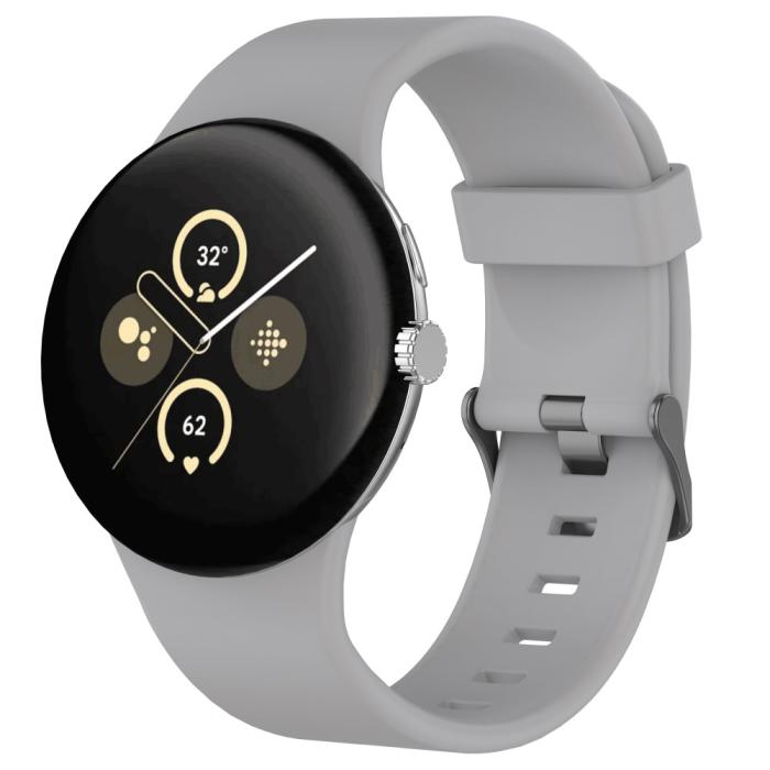 Bild 4,  Google Pixel Watch 4 / 3 45 mm Armband Silikon Grå