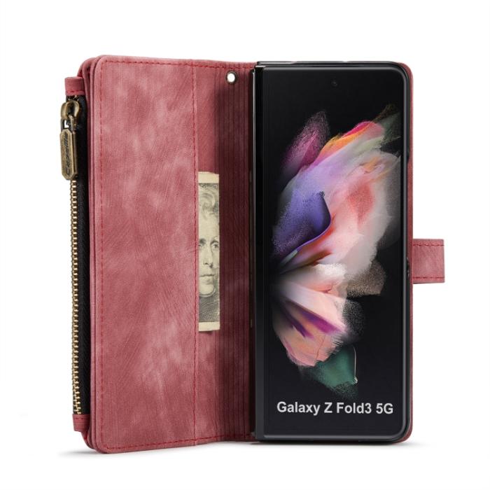 Bild 5, CASEME CASEME Galaxy Z Fold 3 Fodral Multifunktionell Röd