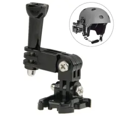  GoPro/DJI/Insta360 Justerbart F&auml;ste F&ouml;r Hj&auml;lm Svart
