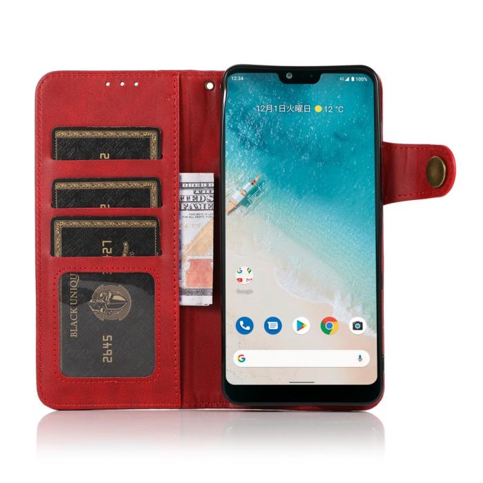 Bild 4, KHAZNEH KHAZNEH Samsung Galaxy S22 Plus Fodral Magnetisk Mässing Röd