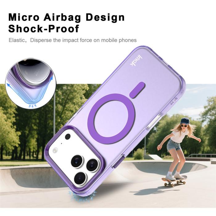 Bild 3, IMAK IMAK iPhone 17 Pro Max Skal MagSafe Anti Drop Lila