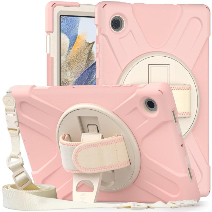 Bild 3,  Galaxy Tab A8 10.5 Roterande X-Shape Hybrid Skal