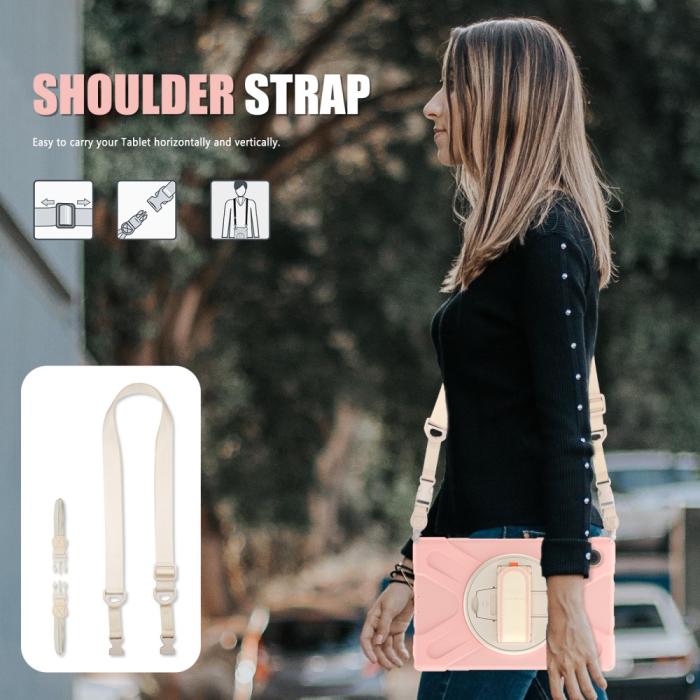 Bild 5,  Galaxy Tab A8 10.5 Roterande X-Shape Hybrid Skal