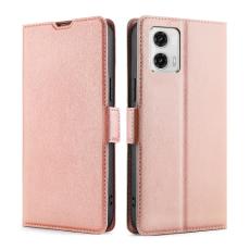  Motorola Moto G73 5G Fodral Slim L&auml;der Ros&eacute;guld
