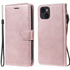  iPhone 13 - Solid Pl&aring;nboksfodral - Ros&eacute;guld