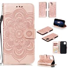  iPhone 11 - Sun Mandala Pl&aring;nboksfodral - Ros&eacute;guld
