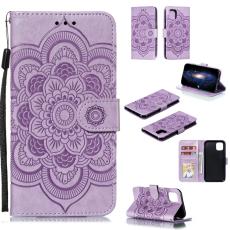  iPhone 11 - Sun Mandala Pl&aring;nboksfodral - Lila