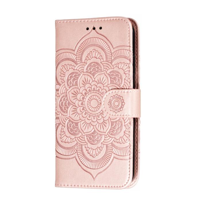 Bild 3,  iPhone 11 - Sun Mandala Plånboksfodral - Roséguld