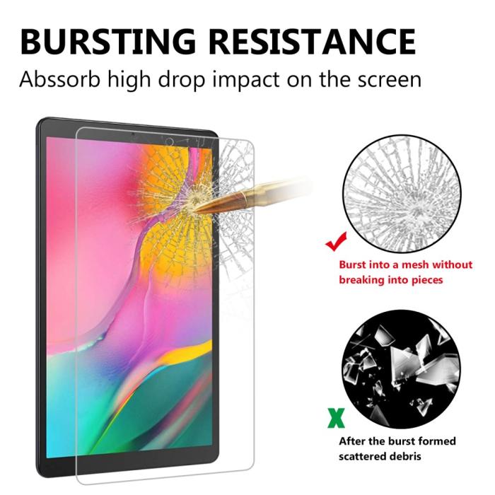 Bild 3,  Samsung Galaxy Tab A 10.1 2019 - Skärmskydd i Härdat Glas