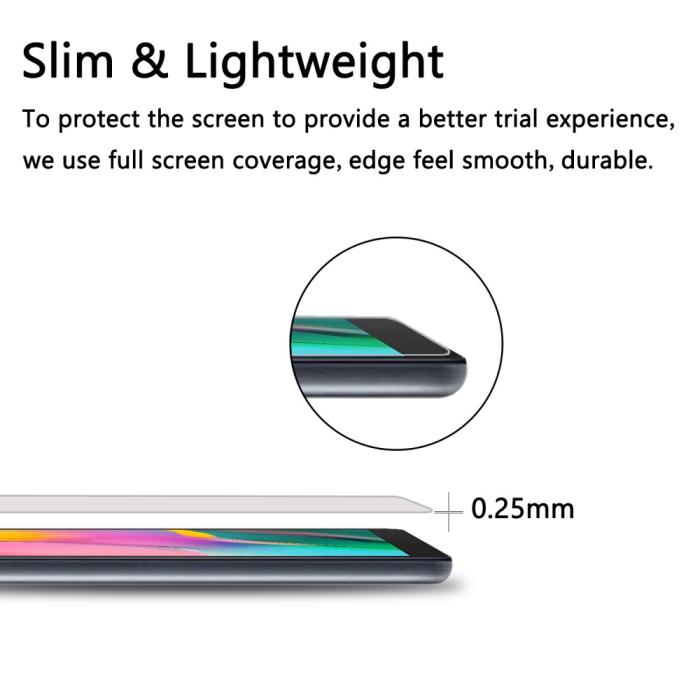Bild 4,  Samsung Galaxy Tab A 10.1 2019 - Skärmskydd i Härdat Glas