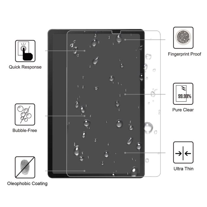 Bild 2,  Samsung Galaxy Tab S6 - Skärmskydd i Härdat Glas