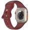 ColorPop Silikon Armband Butterfly Apple Watch 42/44/45/46/49 mm (S/M) Vinröd