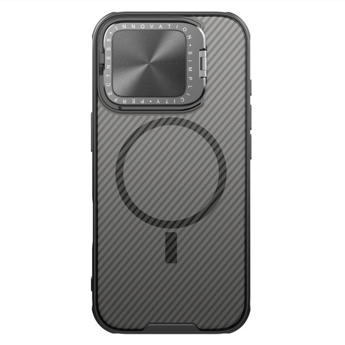 Bild 3, NILLKIN NILLKIN iPhone 16 Pro Max Skal MagSafe CamShield Prop Svart