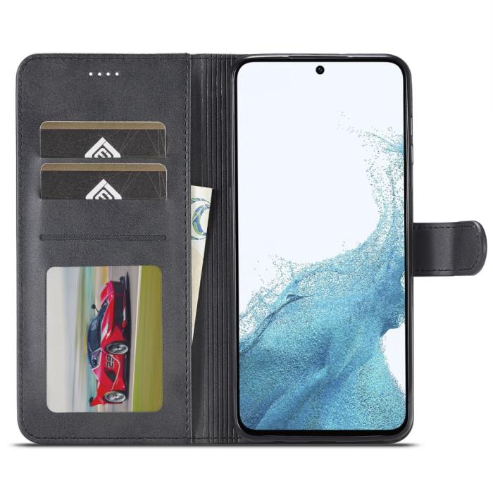 Bild 2, LC.IMEEKE LC.IMEEKE Galaxy A54 5G Fodral Läder Svart