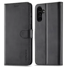 LC.IMEEKE LC.IMEEKE Galaxy A54 5G Fodral L&auml;der Svart