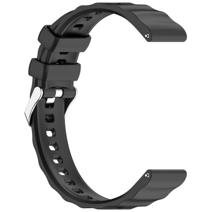 Bild 3,  Huawei Watch GT 6 41 mm / 5 Pro 42 mm Armband Silikon Svart