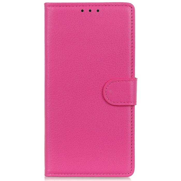Bild 6,  Samsung Galaxy A35 5G Fodral Litchi Läder Rosa