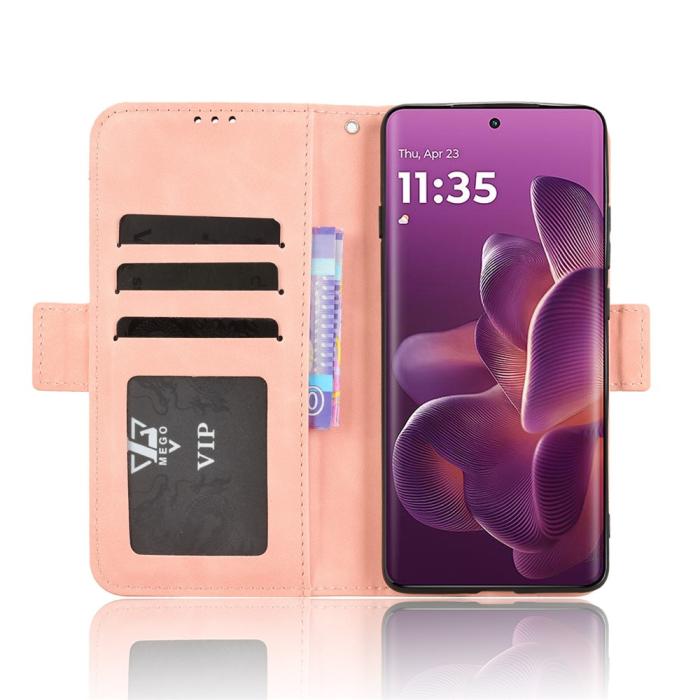 Bild 6,  Motorola Edge 60 Pro Fodral Med Avtagbart Kortfodral Rosa