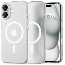 Tech-Protect Tech-Protect iPhone 16 Skal MagSafe MagSlim Matt Vit