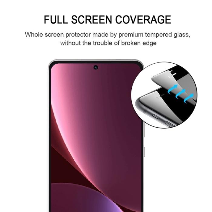Bild 3,  Xiaomi 12 Pro Skärmskydd Heltäckande Härdat Glas