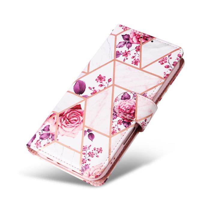 Bild 5,  Samsung Galaxy A07 Fodral Läder Marmor Rosa