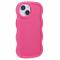  iPhone 14 Mobilskal Wavy Rosa